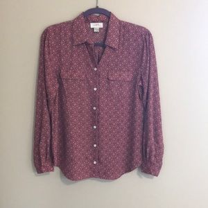 LOFT Button up Blouse